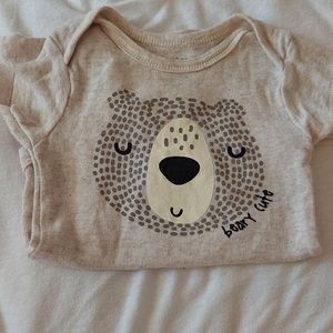 Neutral Bear Organic Onesie